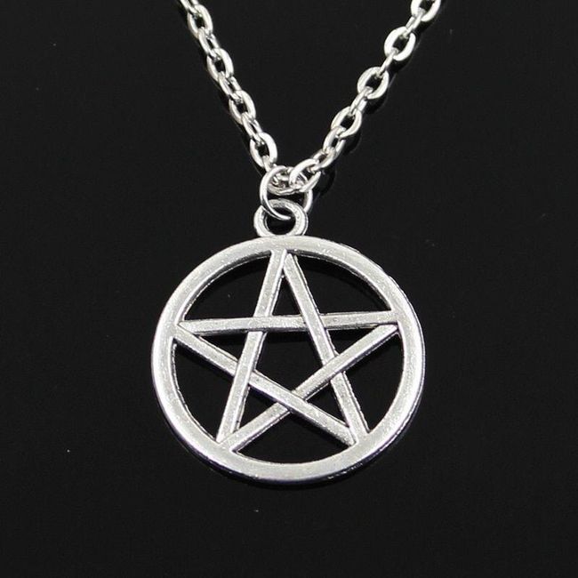 Unisex ogrlica Pentagram 1