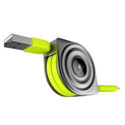 Kabel mikro USB z možnostjo navijanja z dvema različnima priključkoma - 2 barvi