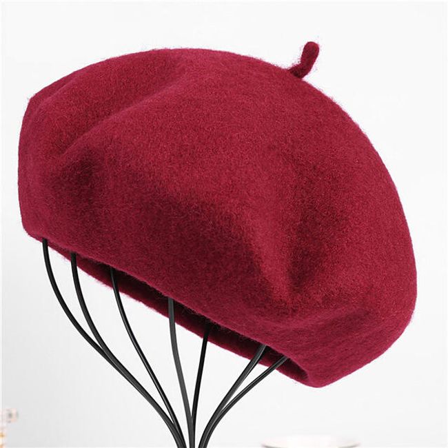 Elegancki beret francuski - 8 kolorów 1