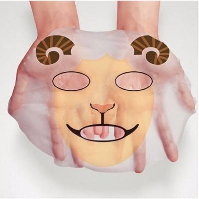 Овлажняваща маска за лице във формата на животни - 4 мотива 1