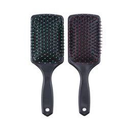 Professional Plastic Healthy Hair Loss Paddle Cushion Hair Scalp Massage Brush Hair Brush Comb Salon Hair Styling Tool SS_1005002992616498