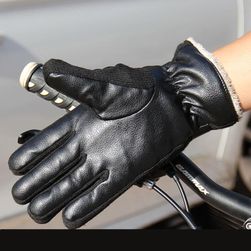 Motorkářské teplé rukavice - 2 barvy
