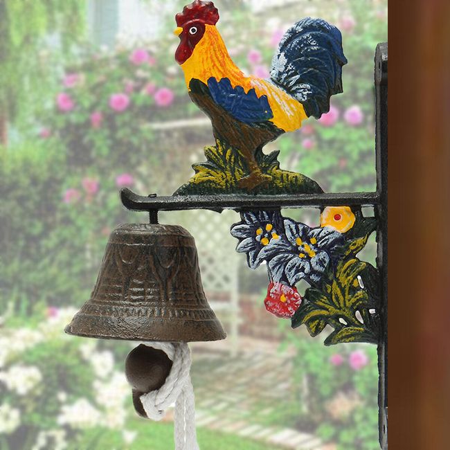 Vintage zidno zvono - sa motivom petla 1