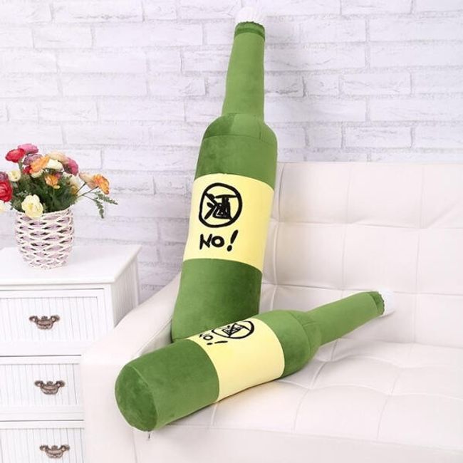 Polštář v podobě láhve vína - 70 cm 1