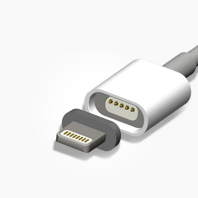 Cablu cu  adaptor magnetic pentru iPhone 1