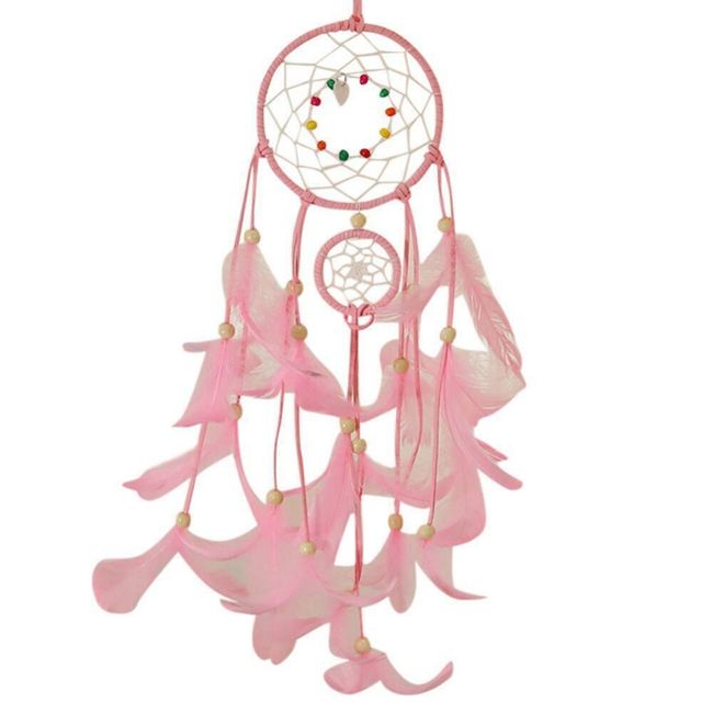 Captator de vise (dreamcatcher) cu lumină LED Loo4 1