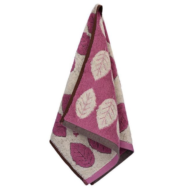 Мини кърпа, украсена с листа - 2 цвята 1