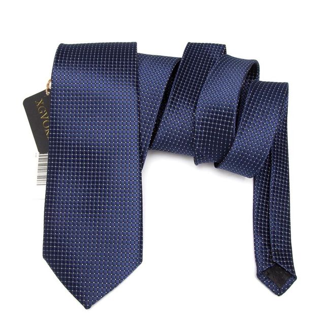 Pánská kravata se čtverečky - 12 variant 1