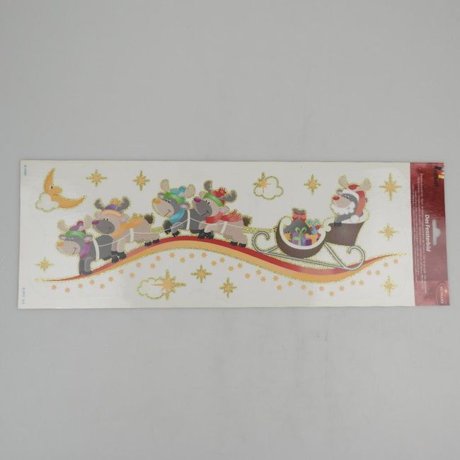 F. naklejka obrazkowa - Misja Boże Narodzenie - 16,5 x 48,5 cm z brokatem ZO_XDKO80609 1