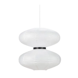 Biała wisząca lampa sufitowa Dual, ø 60 cm ZO_280501