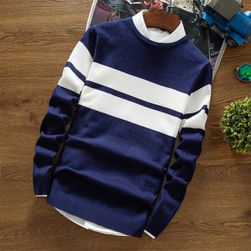 Пуловер на райета - 3 цвята