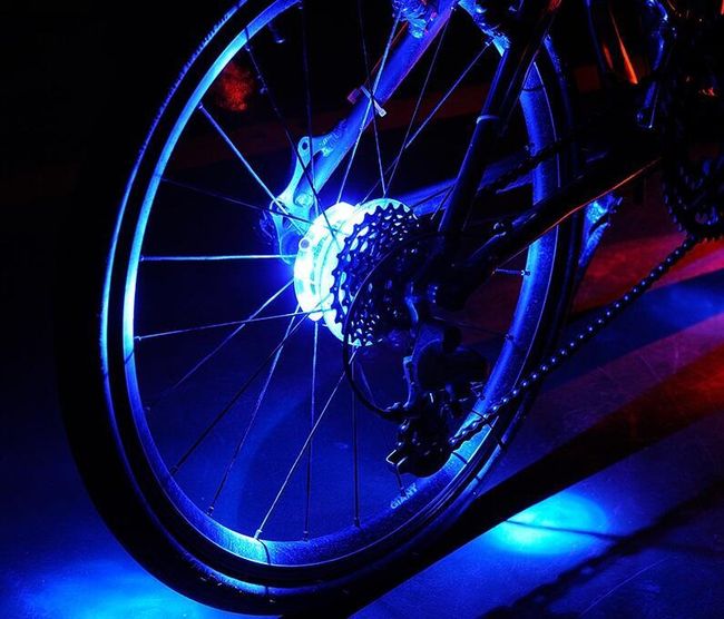 LED pozadinsko osvetljenje točkova za bicikle - 5 varijanti 1