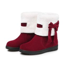 Дамски зимни ботуши Elma Red - размер 6,5, Размери на обувките: ZO_227835-38