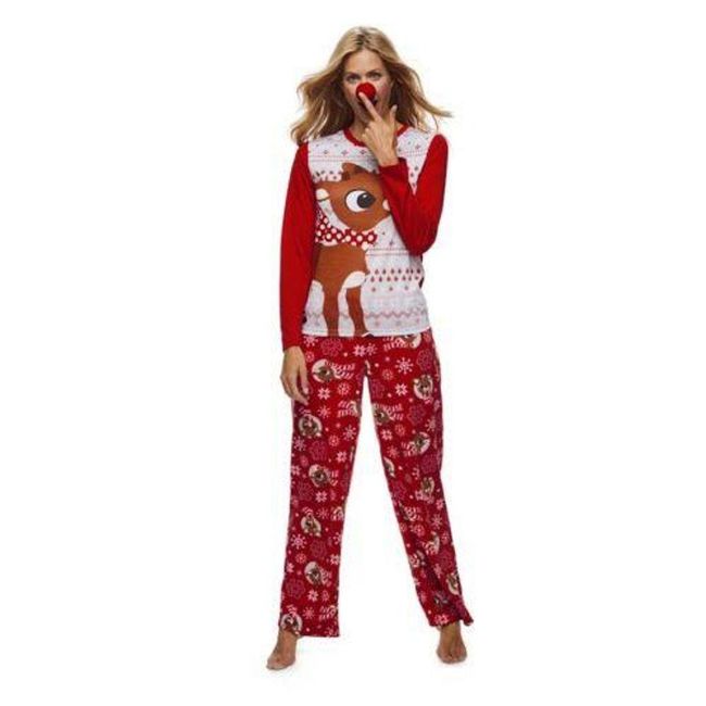 Rodinné vianočné pyžamo Detská veľkosť 3, Detské veľkosti: ZO_226218-100 1