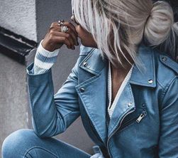 Women´s fake leather jacket Chelsia