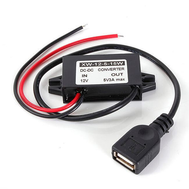 Convertor de tensiune (de la 12 V la 5 V) cu iesire USB 1