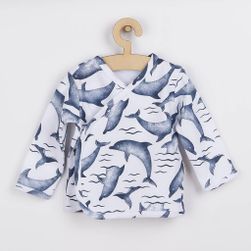 Kojenecká bavlněná košilka RW_kosilka-nicol-dolphin
