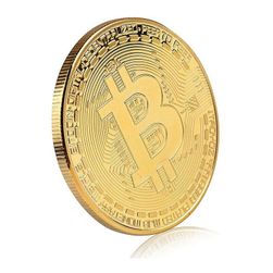 Monede decorative cu logo Bitcoin BI1