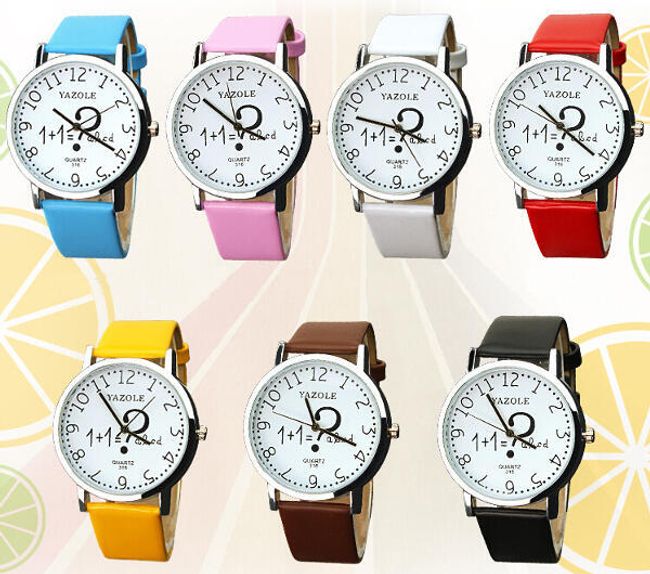 Unisex hodinky Yazole v několika barvách 1