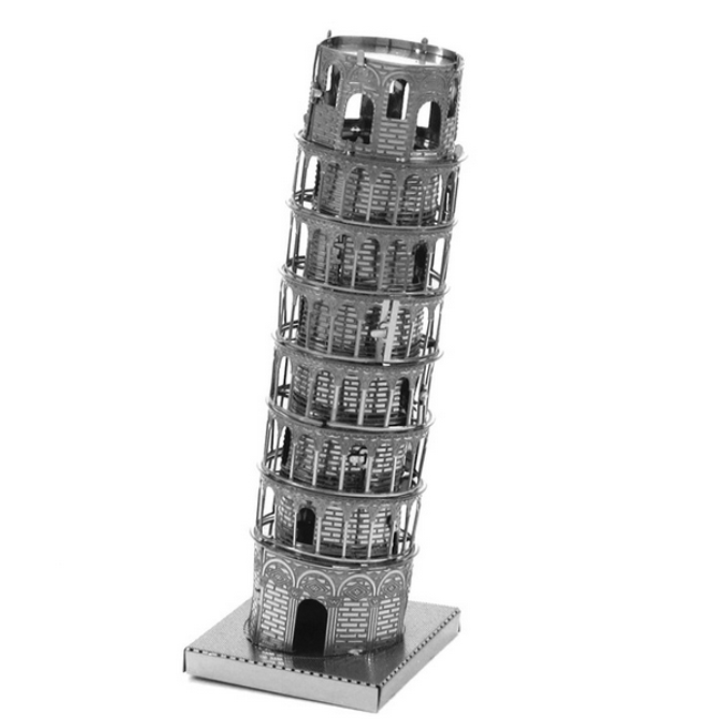 3D kovové puzzle - šikmá věž v Pise 1