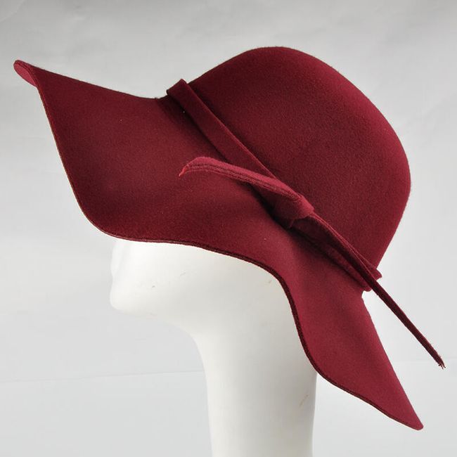Jesenski ženski klobuk - različnih barv 1