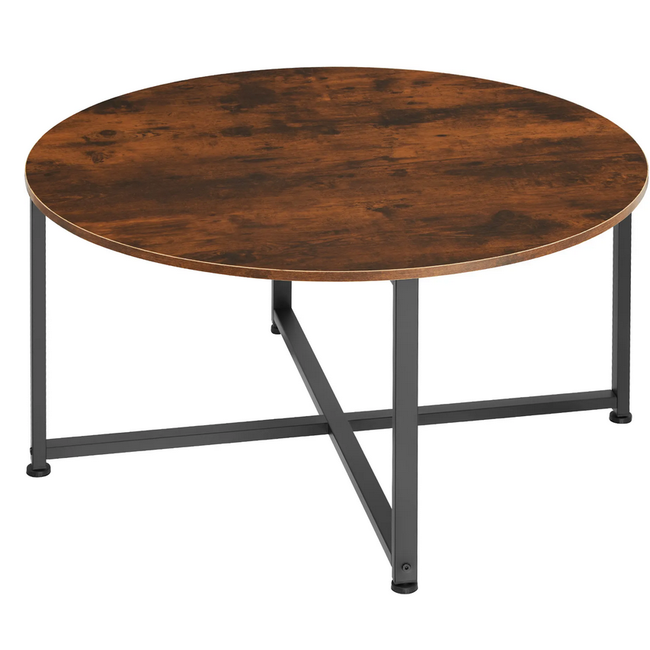 Konferenční stolek Aberdeen 88,5x47cm Industrial tmavé dřevo ZO_404342 1