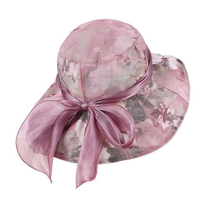 Dámsky kvetovaný klobúk - 6 farieb 1
