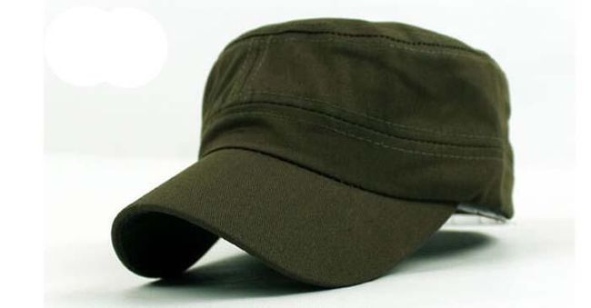 Мъжка шапка с небрежен дизайн и регулируем размер 1