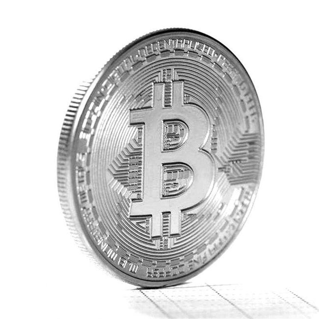 Dekorační mince se znakem Bitcoinu B1 1
