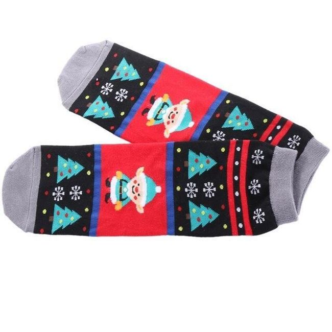 Teplé vánoční ponožky - 5 variant 1
