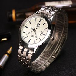 Elegantní pánské hodinky s kovovým náramkem - 2 varianty