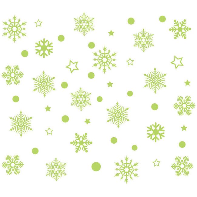 Christmas stickers Snow 1