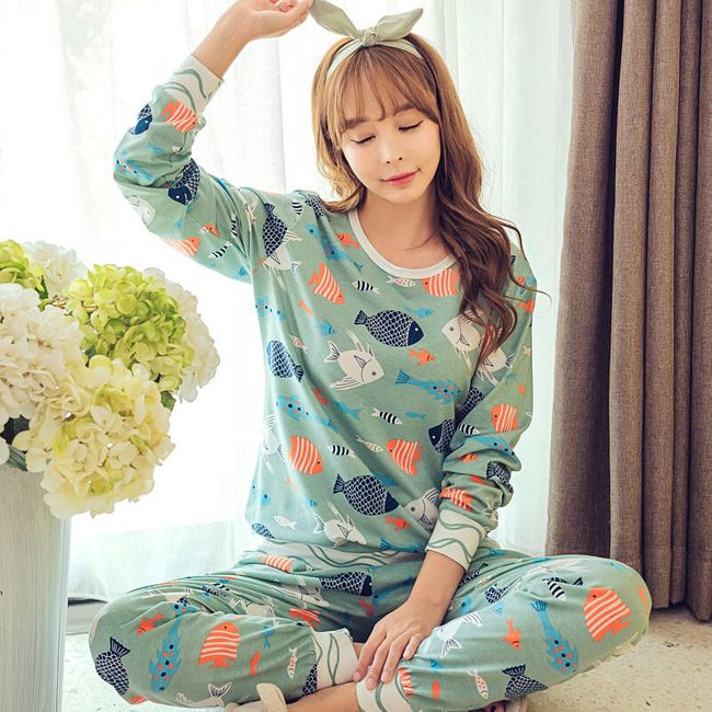Pijama cu model pesti 1