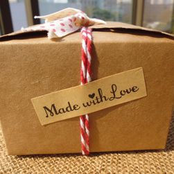 Dekorační nálepky - MADE WITH LOVE