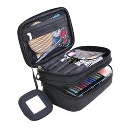 Dvonadstropna kozmetična torbica - različne barve