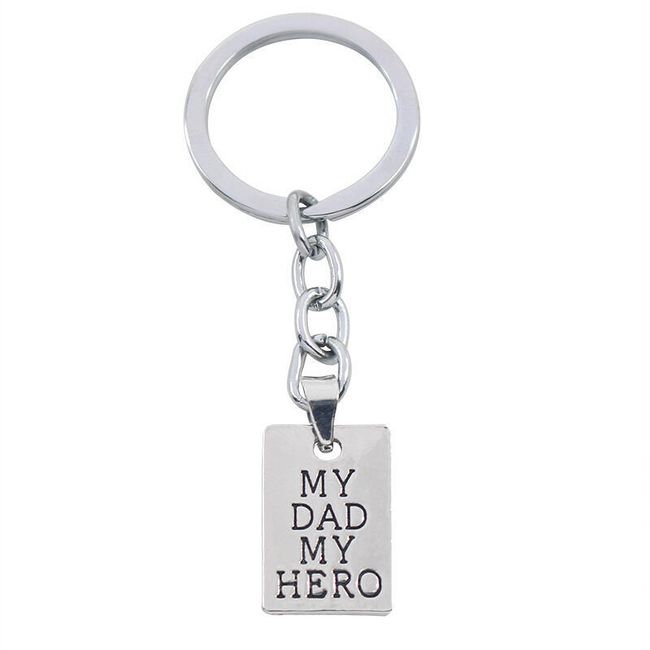 Klíčenka s nápisem MY DAD MY HERO 1