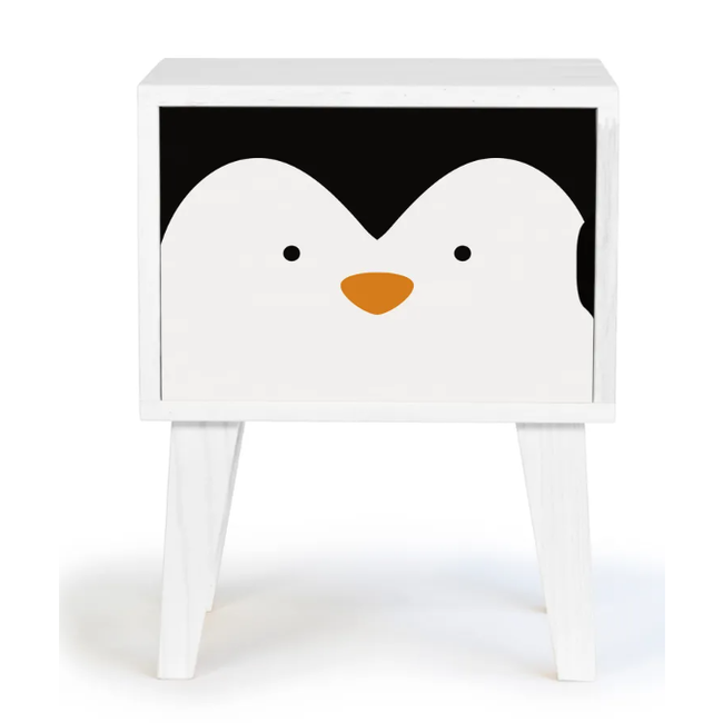 Drewniany stolik nocny dla dzieci Penguin ZO_242770 1