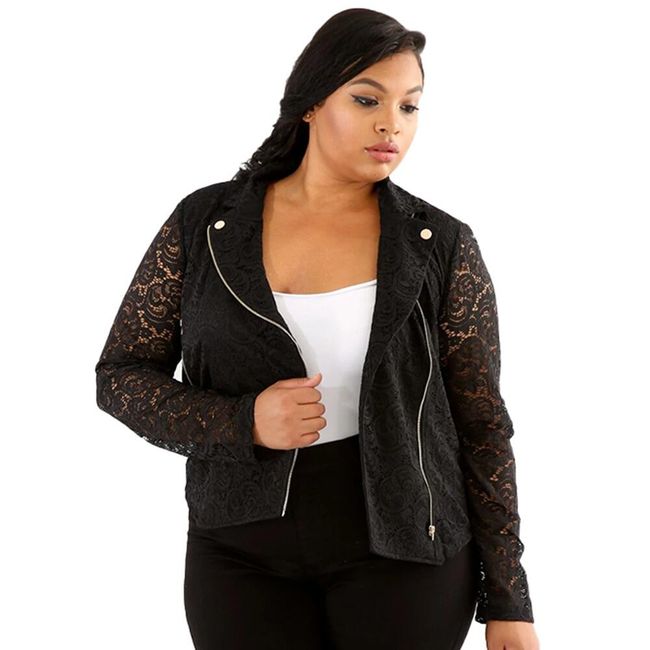 Dámska plus size bunda TF8060 1