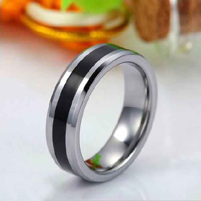 Pánský prsten - stříbrná barva 1