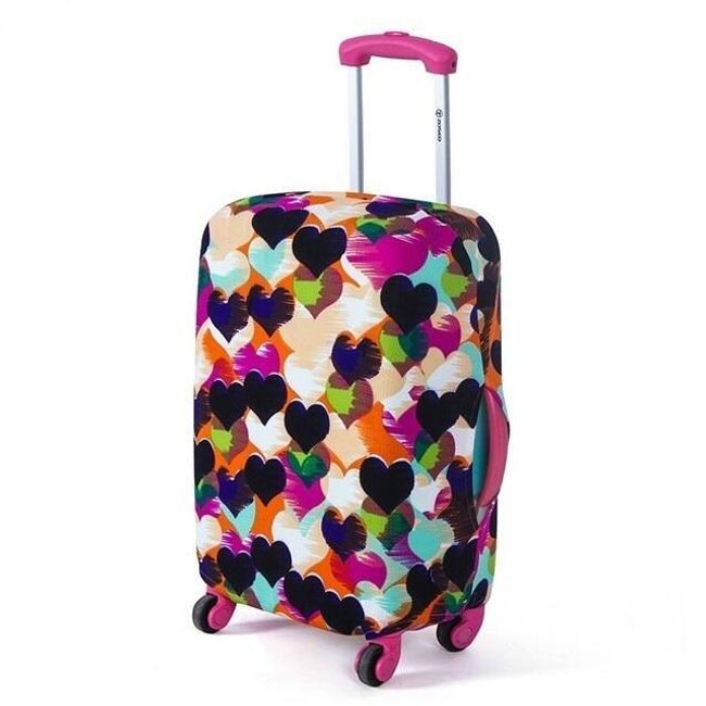 Kolorowy podróżny pokrowiec na walizkę - trzy rozmiary, wiele wzorów 1