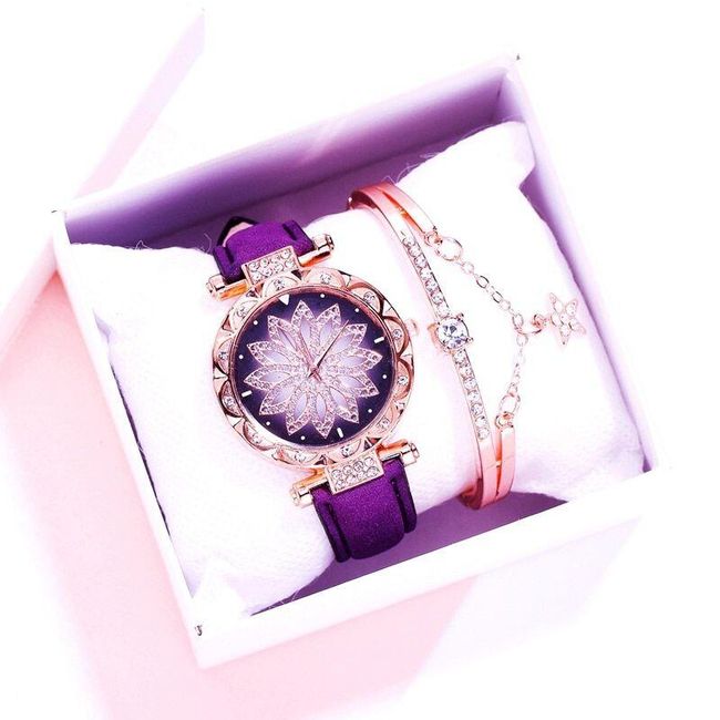 2020 zegarek damski zestaw bransoletek Starry Sky damski zegarek na rękę Casual skórzany zegarek kwarcowy Relogio Feminino zegarek  SS_4000158434966 1