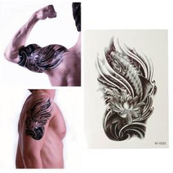 Tatuaj temporar 3D cu motiv de pește