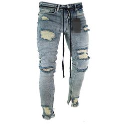 Pánske trhané džínsy