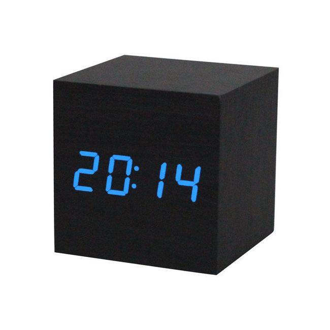 Ceas cu alarmă LED cu afișaj digital - 2 culori 1