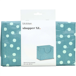Torba na zakupy Blokker XL Dots – 48 x 28 x 55 cm ZO_XDKO83232