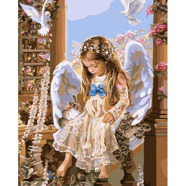 Bezrámový obraz s andělem 1