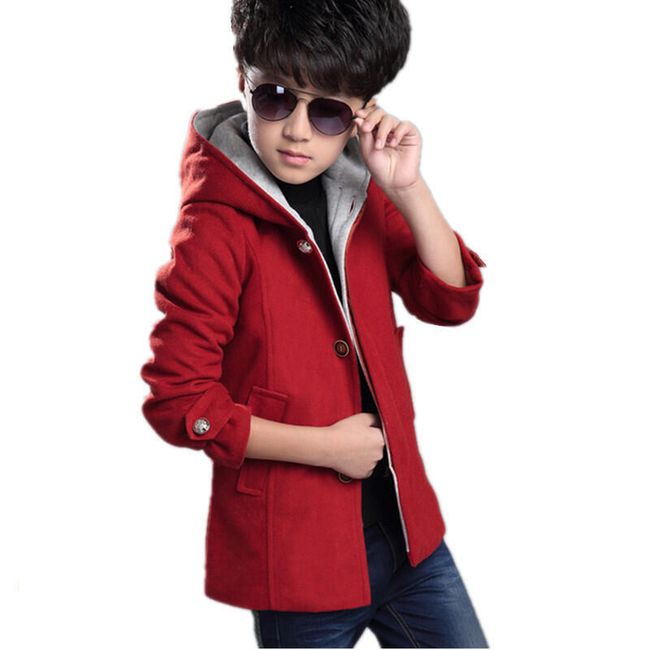 Kabát s kapucí pro chlapce - 3 barvy 1