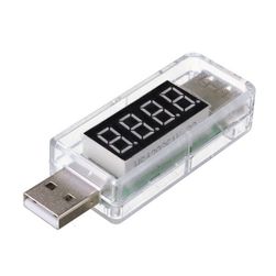 Voltmeter z digitalnim zaslonom in USB priključkom