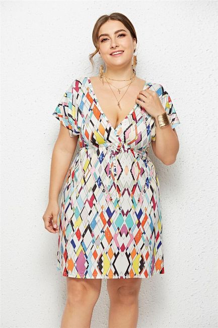 Damska plus size sukienka Priela 1