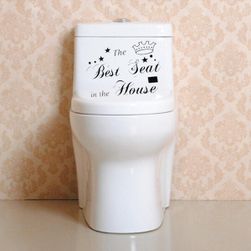 Стикер за тоалетна "Най-доброто място в къщата"